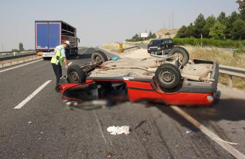 Eskişehir’de feci kaza: 1 ölü, 7 yaralı