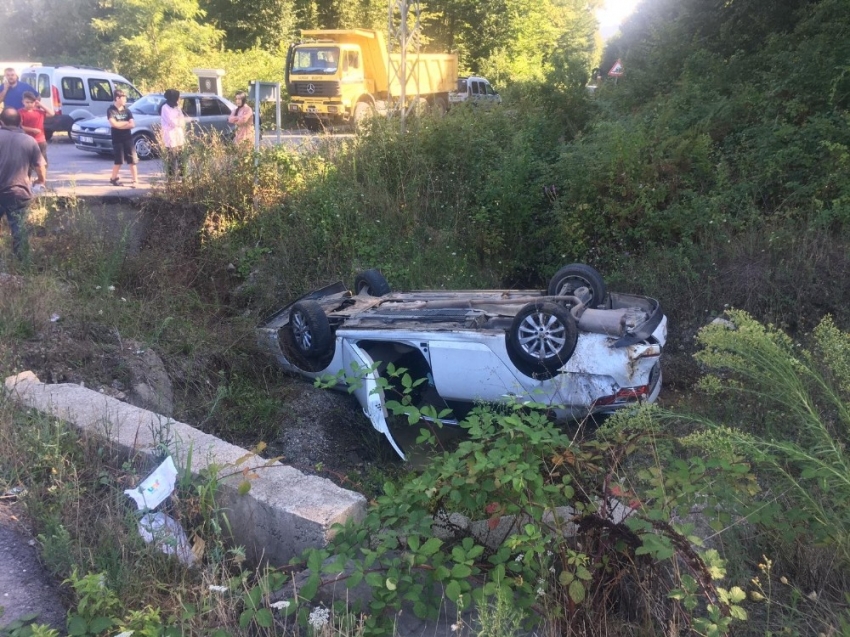 Samsun’da trafik kazası: 1 yaralı