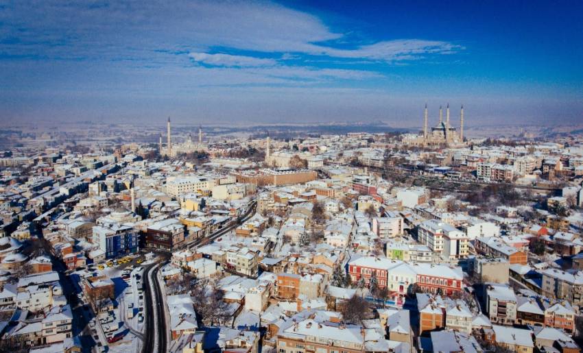 Edirne’de kartpostallık görüntüler