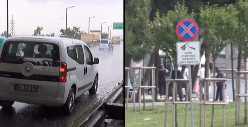 İstanbul’da güneşli ve yağışlı hava bir arada