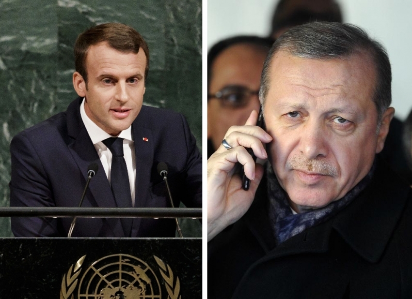 Erdoğan, mevkidaşı Macron ile görüştü