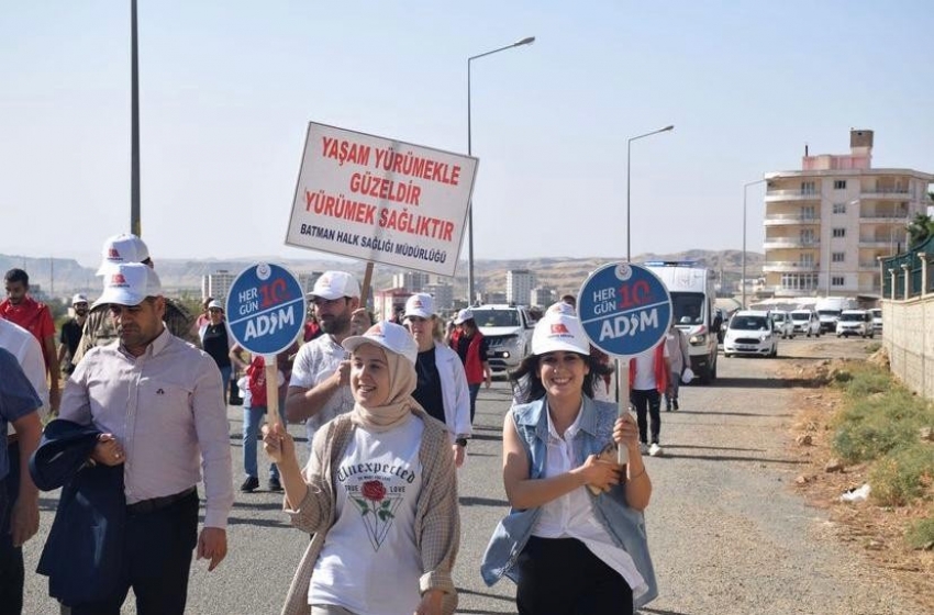 Dünya Yürüyüş Günü etkinliği düzenlendi