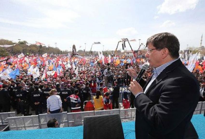 Davutoğlu Bursa'da konuştu, 