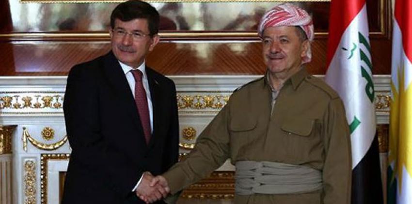 Davutoğlu'ndan Barzani'ye tebrik telefonu