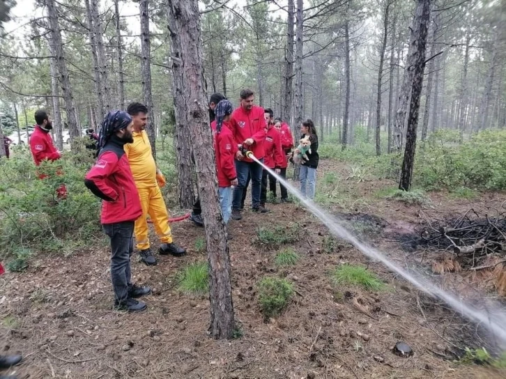 DAK gönüllülerine orman yangınlarına müdahale eğitimi verildi
