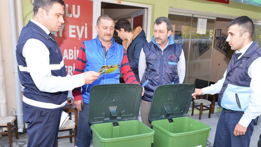 Geri dönüşümde belediye-esnaf iş birliği