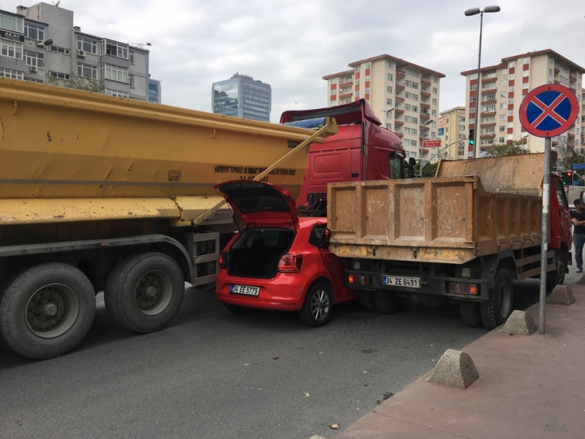 Beşiktaş’ta bir garip kaza