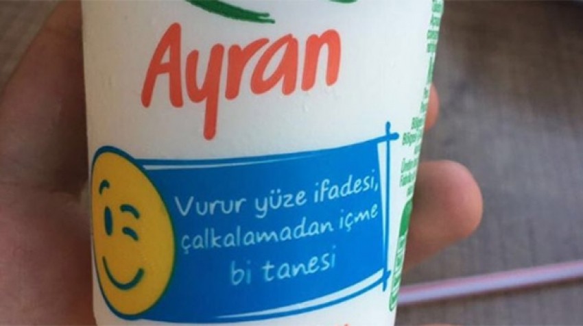 Demet Akalın ayranı görünce çıldırdı