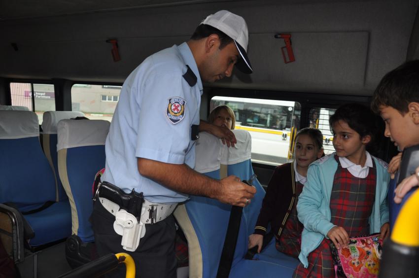 Bursa'da öğrenci servislerine sıkı denetim