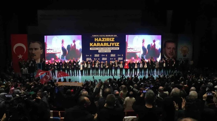 Denizli AK Parti’de 19 ilçenin belediye başkan adaylarını açıkladı