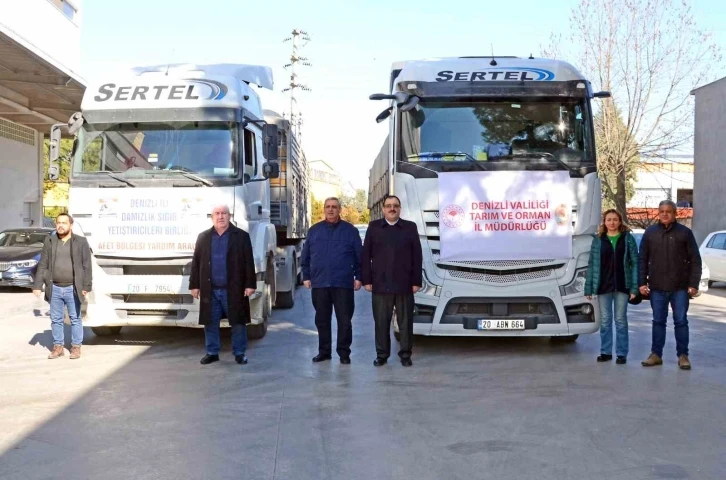 Denizli’den afet bölgesine 50 ton un
