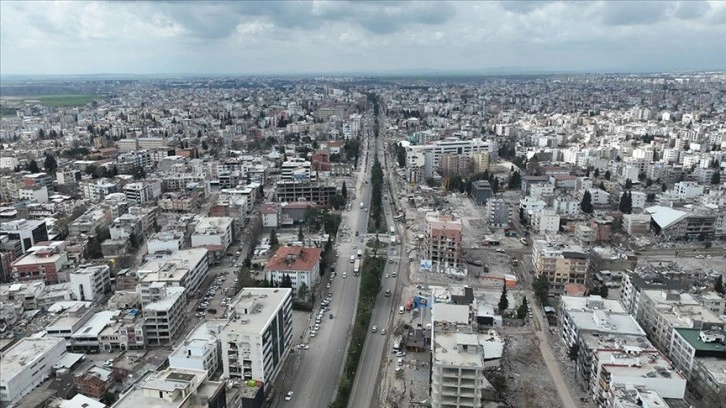 Depremden etkilenen Adıyaman'ın son durumu havadan görüntülendi