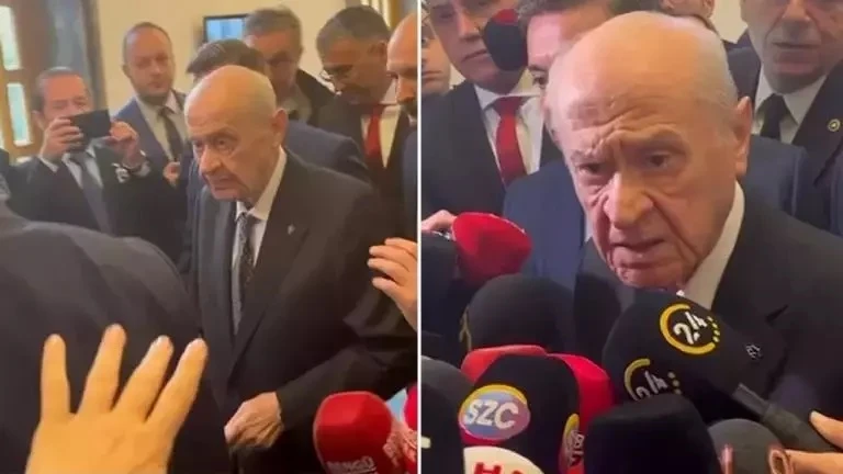 Devlet Bahçeli'den gazeteciye tepki! 