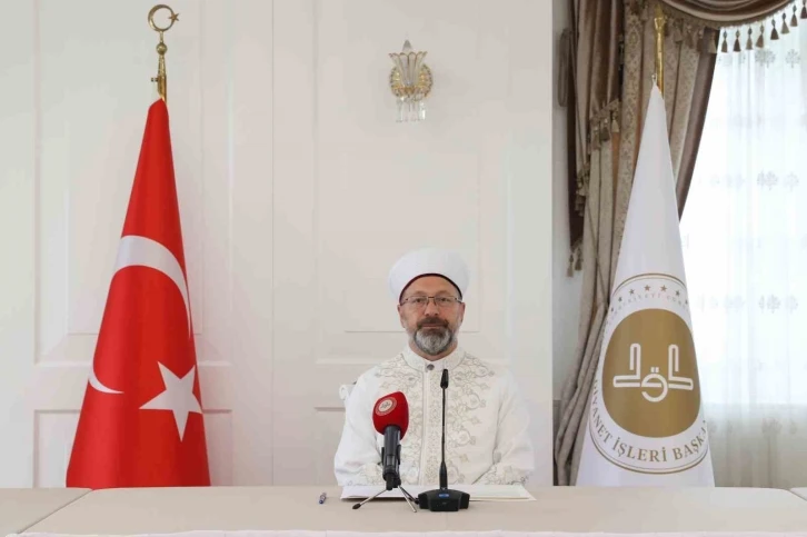 Diyanet İşleri Başkanı Erbaş: “Milletimizin desteğiyle mazlumların elinden tutmaya bu sene de devam edeceğiz”
