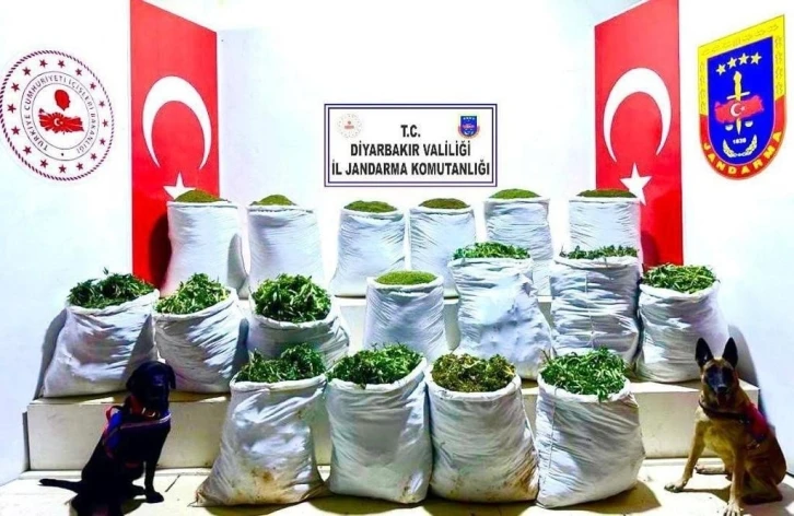 Diyarbakır’da uyuşturucu operasyonu: 285 kilo esrar ele geçirildi
