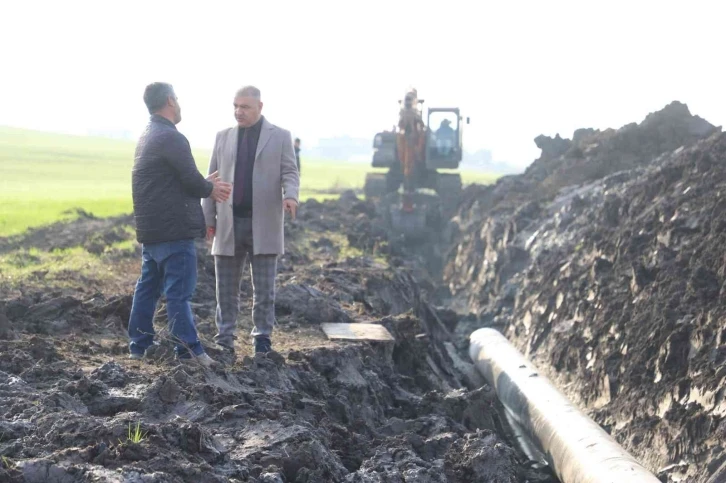 Diyarbakır’ın 3 ilçesini besleyen su boruları yenilendi
