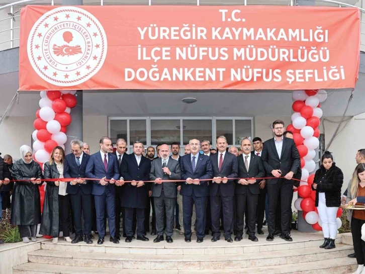 Doğankent nüfus şefliği törenle açıldı
