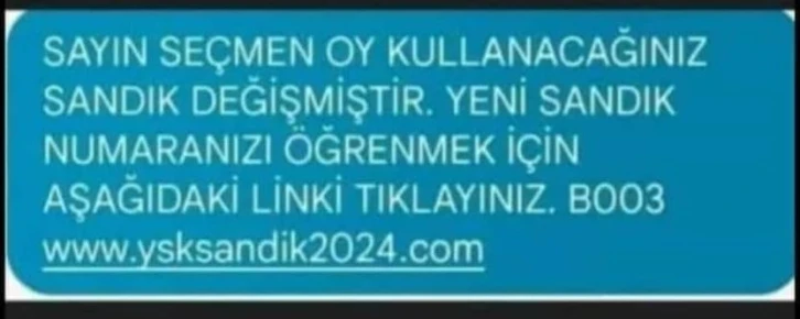 Dolandırıcıların ‘seçim’ tuzağı