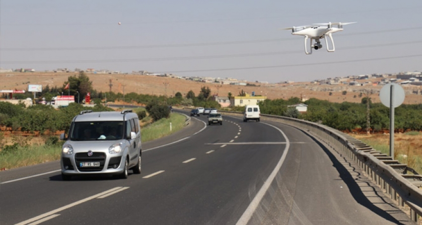 Drone ile trafik uygulaması!