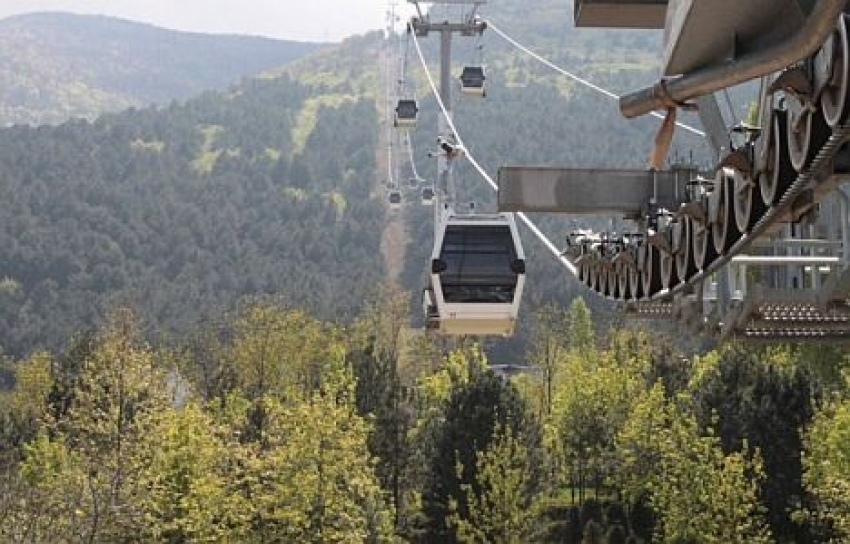 Teleferik seferleri de lodos nedeniyle iptal