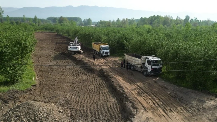 Düzce’de bu yıl 4 bin 950 metre yeni yol açıldı
