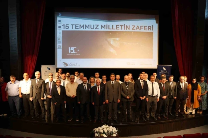 Düzce Üniversitesinde “15 Temmuz Milletin Zaferi” paneli
