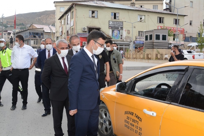 Hakkari’de korona virüs denetimi