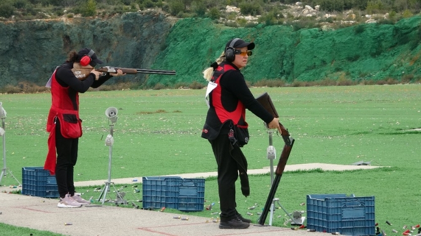 Trap plak atışları bahar kupası Mersin’de yapıldı