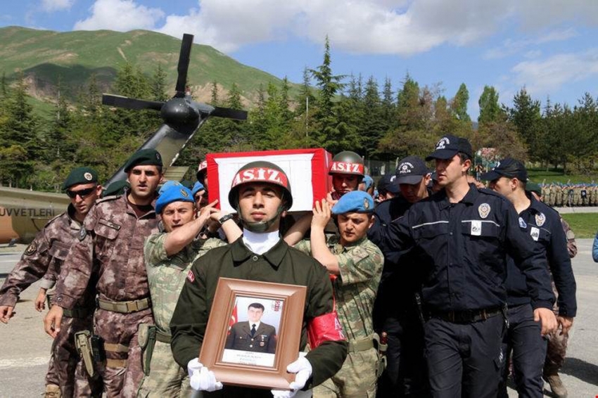 Şehit Uzman Çavuş Kolcu için tören düzenlendi