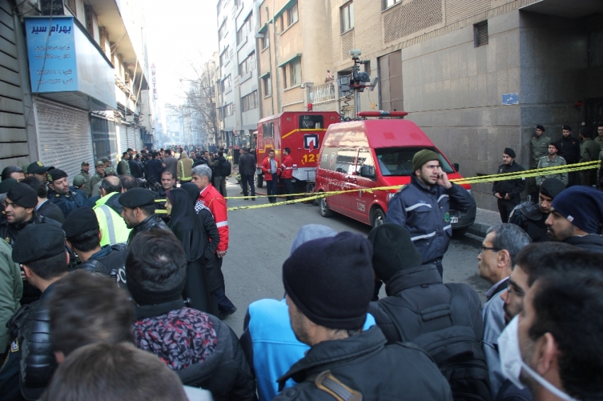 Tahran’da bakanlıkta yangın: 9 yaralı