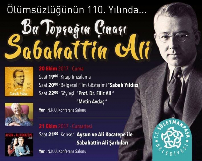 Sabahattin Ali etkinliklerle anılacak