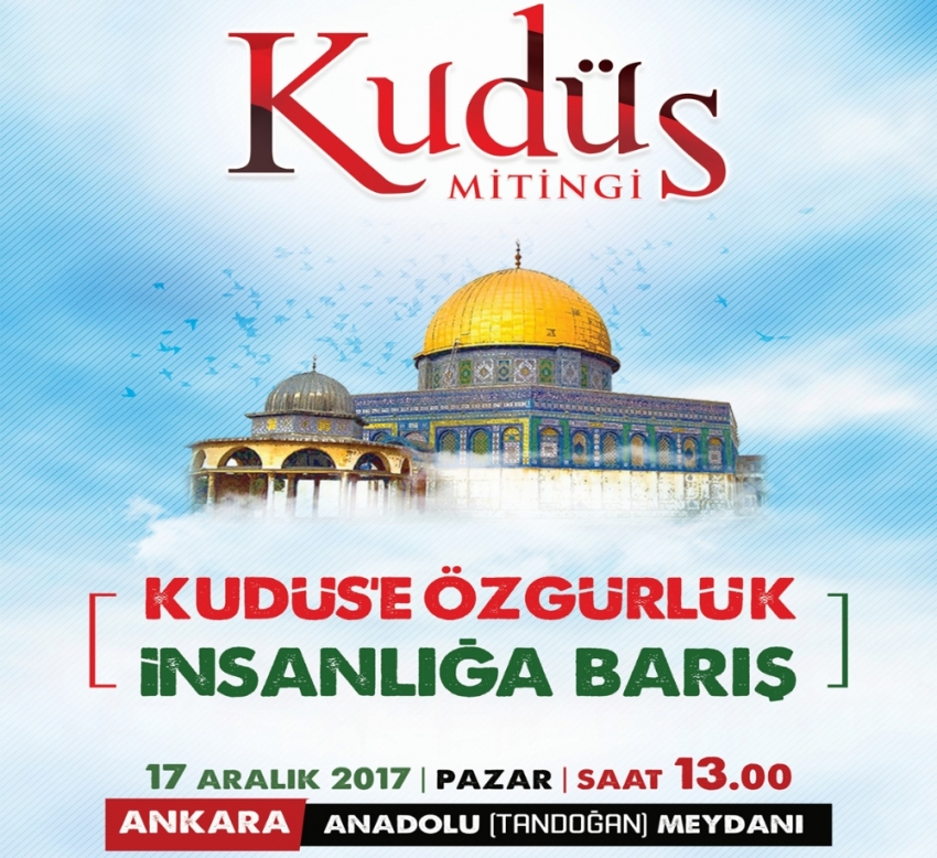 Kudüs için Anadolu Meydanına