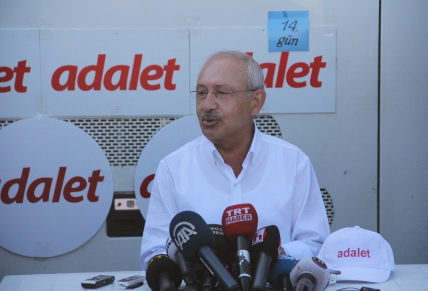 Kılıçdaroğlu’nun yürüyüşü 14. gününde