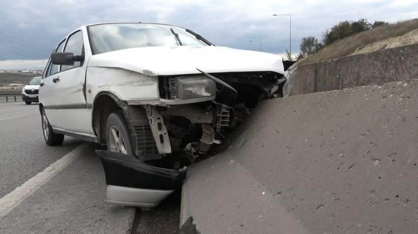 Bursa plakalı aracın sürücüsü ölümden döndü