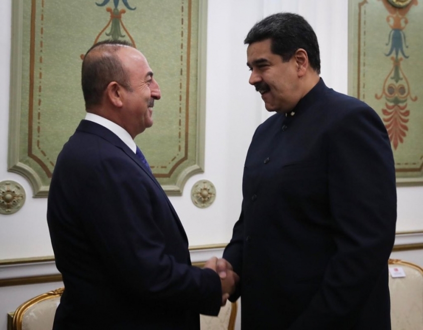 Çavuşoğlu, Maduro ile görüştü