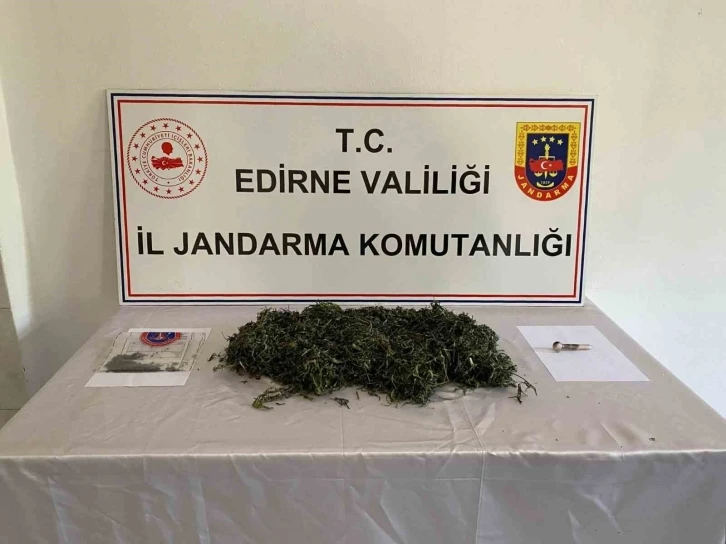 Edirne’de jandarmadan uyuşturucu operasyonu
