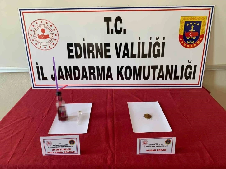 Edirne’de uyuşturucu operasyonu: 3 gözaltı
