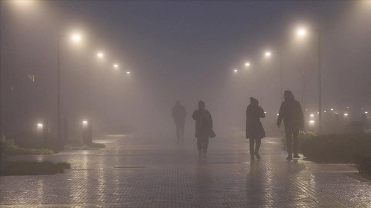 Edirne'de yoğun sis etkili oluyor