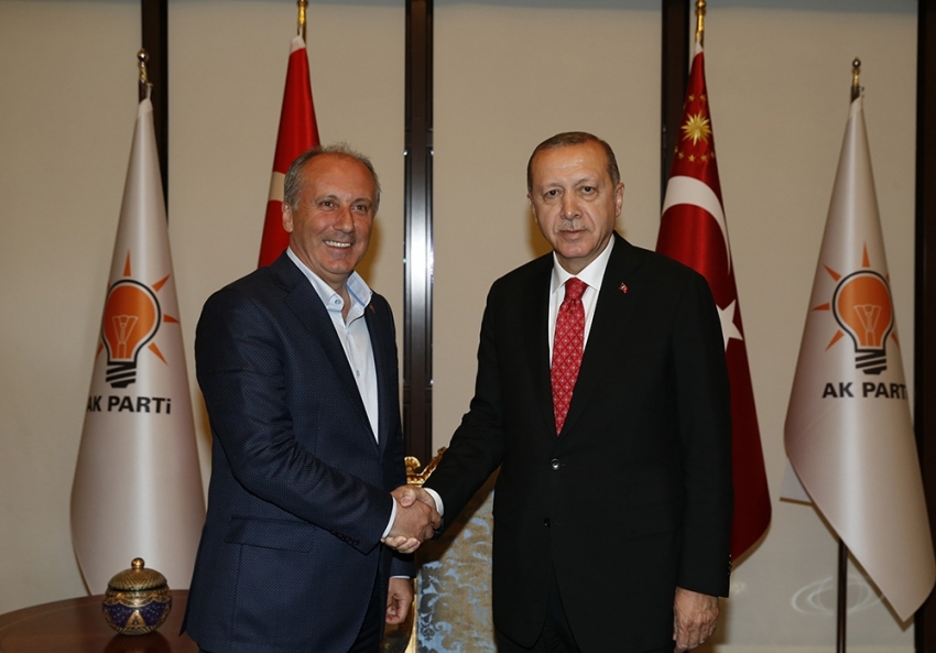 Cumhurbaşkanı Erdoğan, Muharrem İnce’yi kabul etti