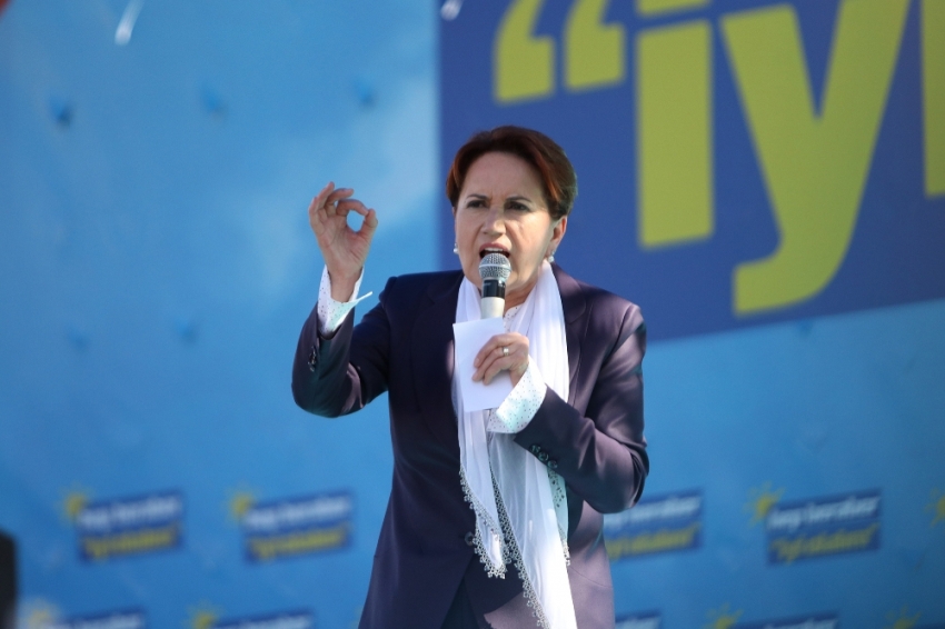 İYİ Parti Genel Başkanı Akşener Mersin’de konuştu