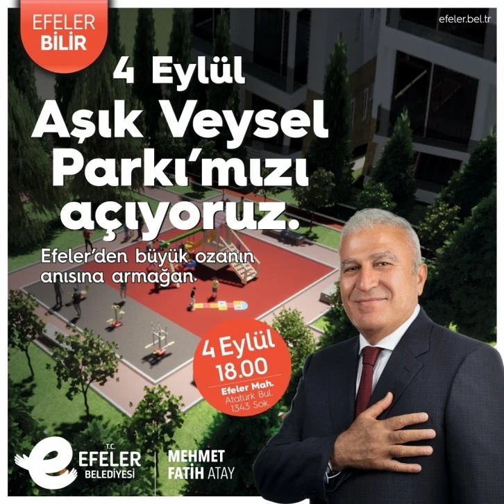 Efeler’den büyük ozanın anısına armağan
