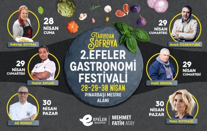 Efeler Gastronomi Festivali’nin 2’ncisi başlıyor
