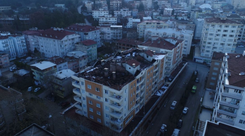 Bursa'daki dehşetin boyutu gün ağarınca havadan böyle görüntülendi