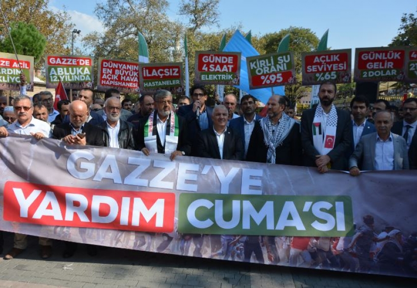 Bursa’dan Gazze’ye destek