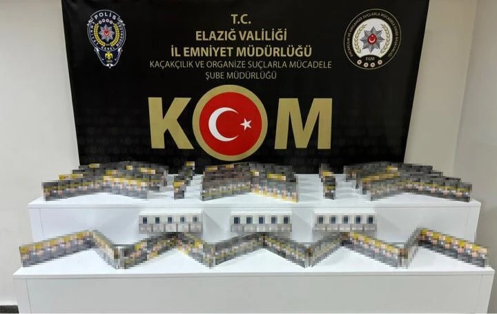 Elazığ’da asayiş uygulaması: Uyuşturucu madde, kaçak sigara ve ruhsatsız silah ele geçirildi
