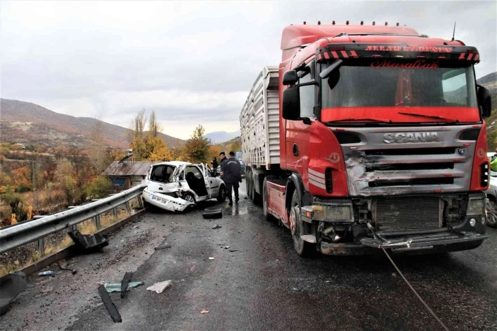 Trafik kazasında 1 kişi hayatını kaybetti