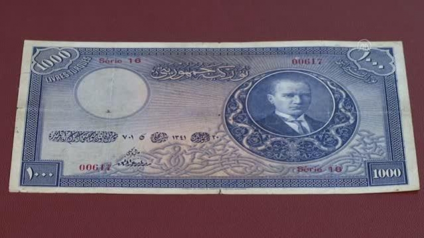 Türkiye'nin en değerli banknotu açık artırmada