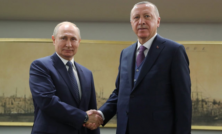 Erdoğan, Rusya Devlet Başkanı Putin ile görüştü