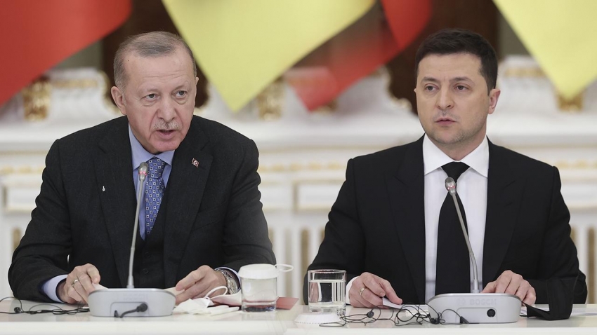 Erdoğan ile Zelenskiy'le görüştü