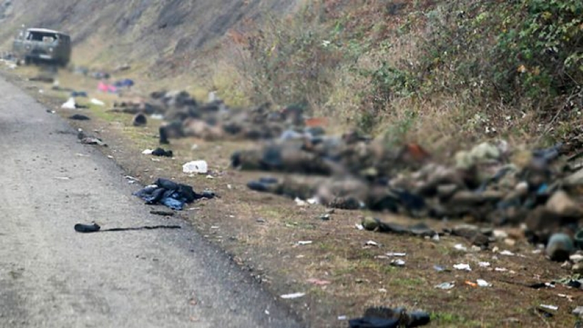 Ermenistan askerlerinin cesetlerini bırakıp kaçtı